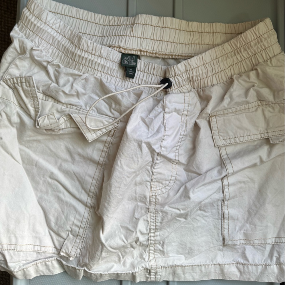 Wild Fable Cream Mini Skirt